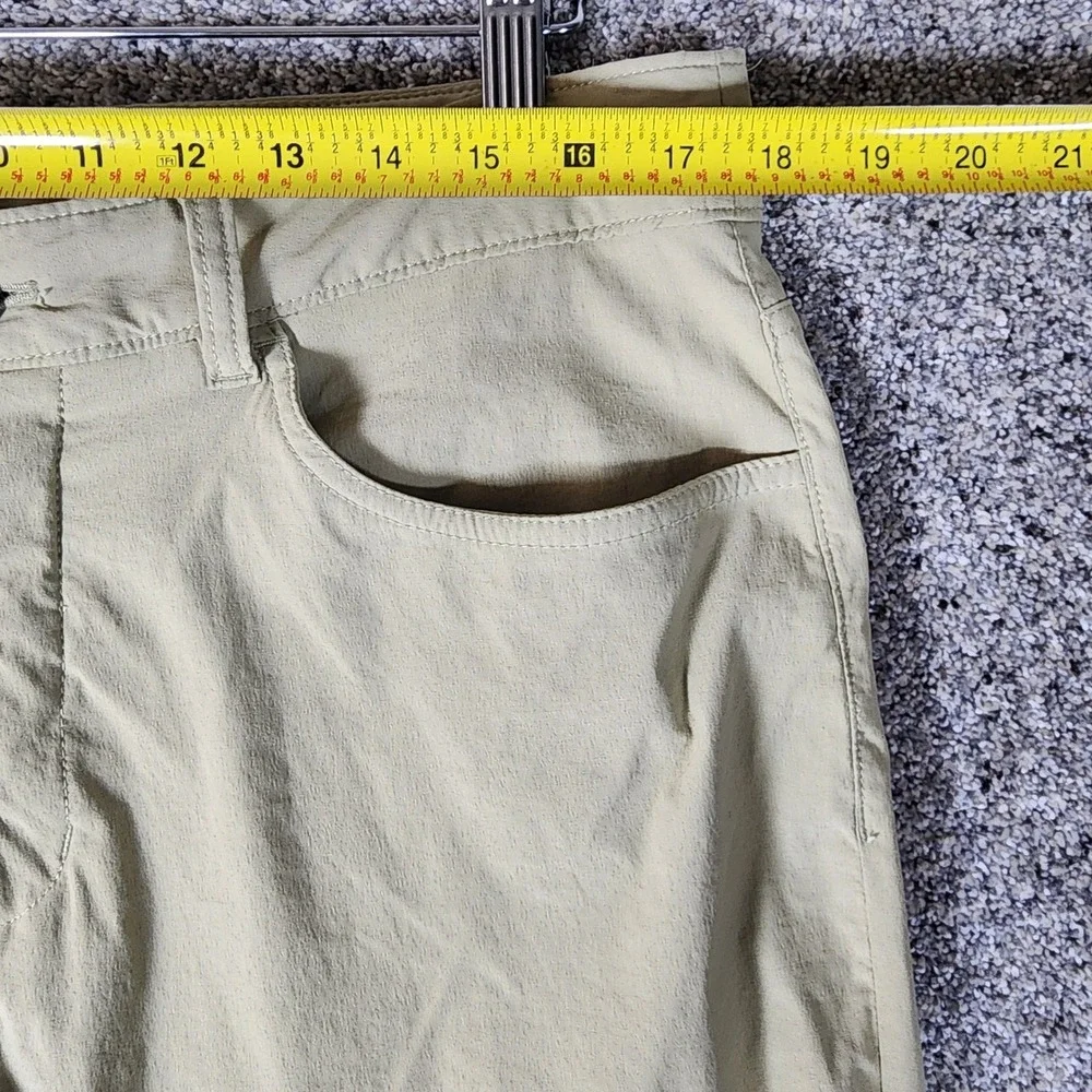 The North Face Hiking Pants Mens 36 Long Khaki Nylon Stretch Excellent